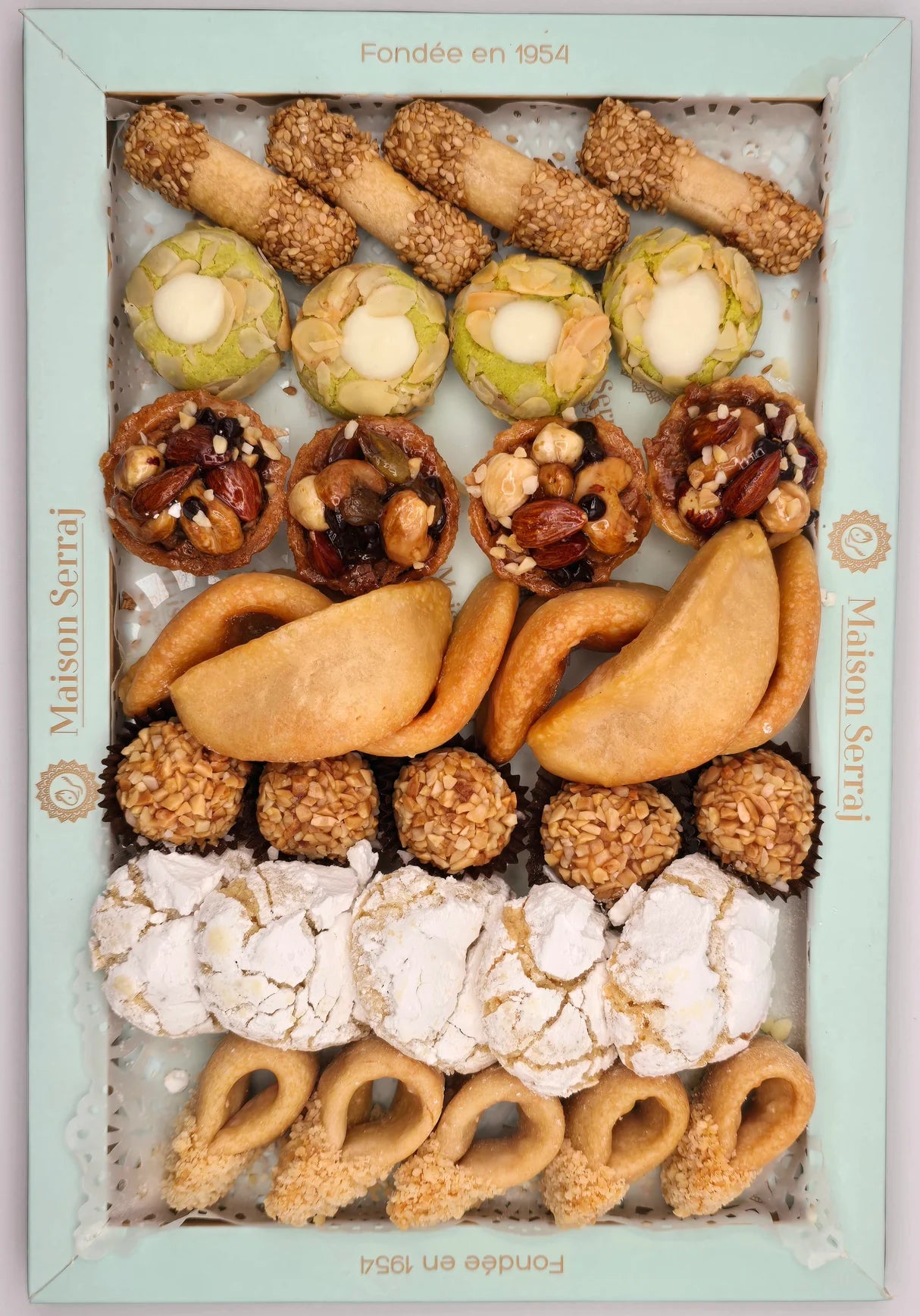 Coffret de biscuits aux amandes -1,2 kg